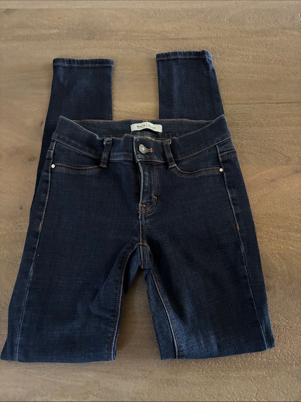 White House Black Market Dark Blue Skinny Jeans